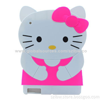 Cartoon Animals Silicone Rubber Case Cover Skin for iPad 2/3/4, Simply Absorbs Shocks